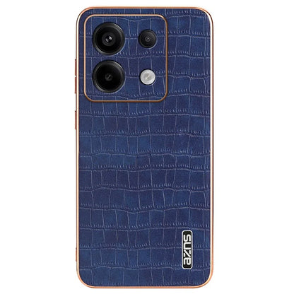 AZNS For Xiaomi Redmi Note 13 Pro 5G / Poco X6 5G Case PU Leather Back Cover Electroplating Edge