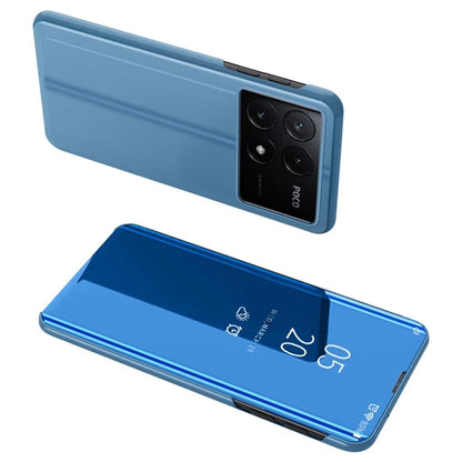 For Xiaomi Poco F6 Pro 5G / Redmi K70 5G / K70 Pro 5G Case Mirror Design Leather Phone Cover