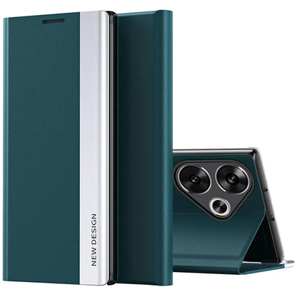 For Xiaomi Poco F6 5G / Redmi Turbo 3 5G Case Anti-Scratch Leather Stand Phone Cover