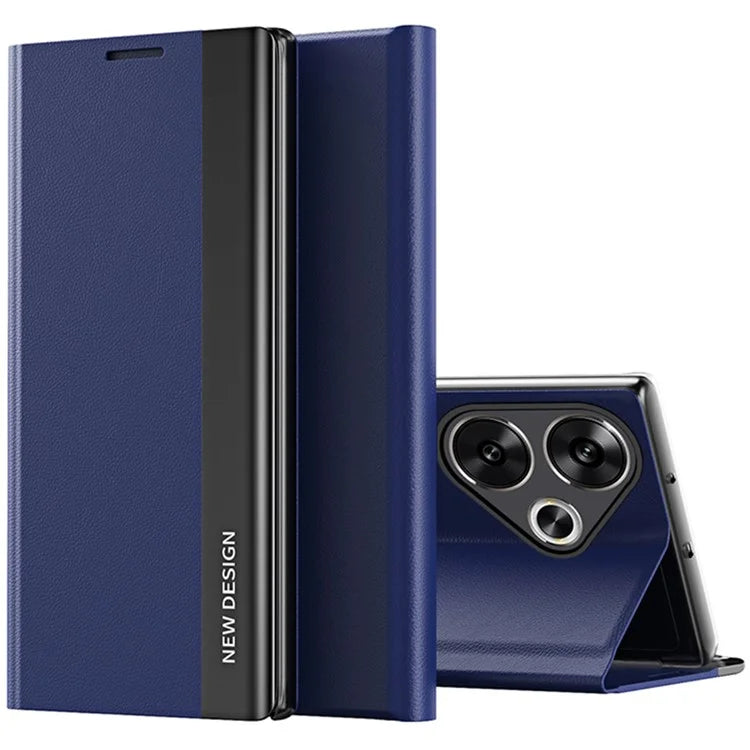 For Xiaomi Poco F6 5G / Redmi Turbo 3 5G Case Anti-Scratch Leather Stand Phone Cover