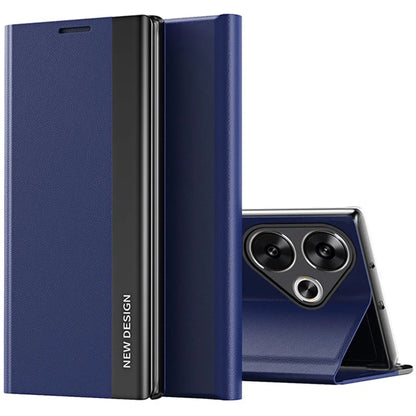 For Xiaomi Poco F6 5G / Redmi Turbo 3 5G Case Anti-Scratch Leather Stand Phone Cover