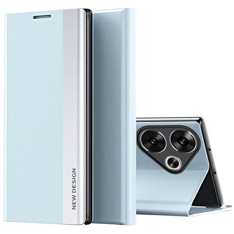 For Xiaomi Poco F6 5G / Redmi Turbo 3 5G Case Anti-Scratch Leather Stand Phone Cover