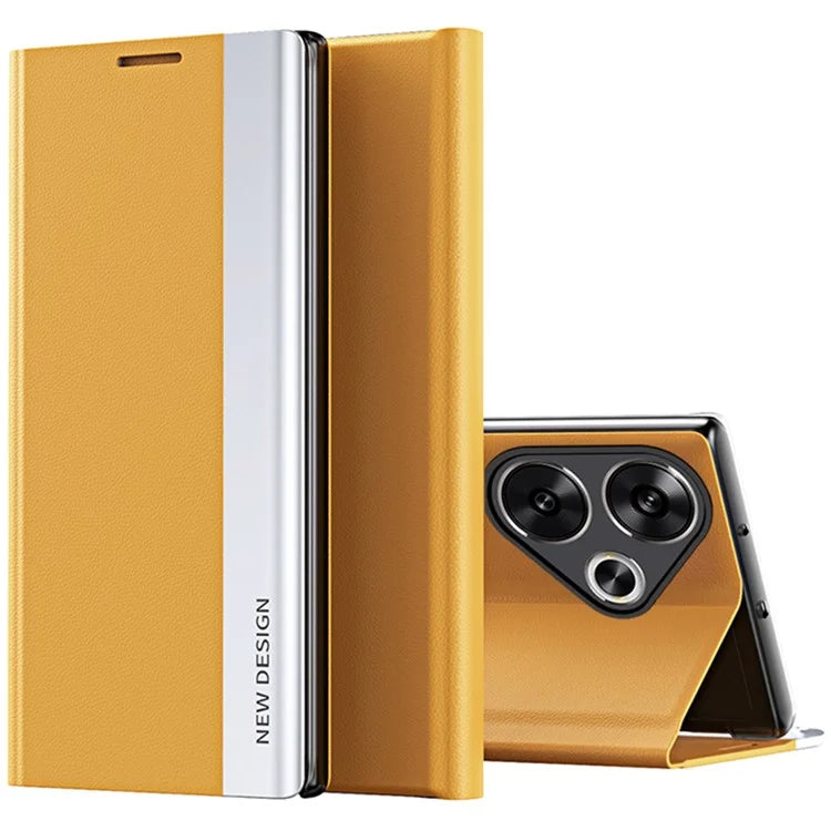 For Xiaomi Poco F6 5G / Redmi Turbo 3 5G Case Anti-Scratch Leather Stand Phone Cover