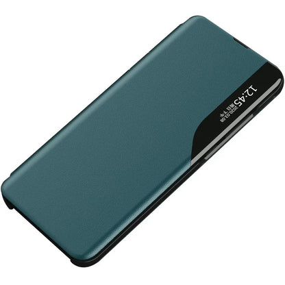 For Xiaomi Poco F6 5G / Redmi Turbo 3 5G Case Stand Leather Phone Cover with View Window