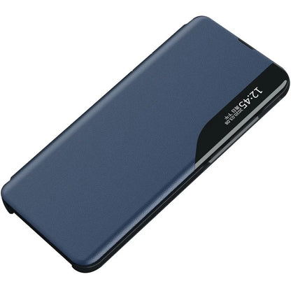 For Xiaomi Poco F6 5G / Redmi Turbo 3 5G Case Stand Leather Phone Cover with View Window