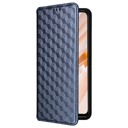 For Xiaomi Redmi 13 4G / Poco M6 4G / Redmi Note 13R 5G Case Magnetic Closure Rhombus Phone Cover
