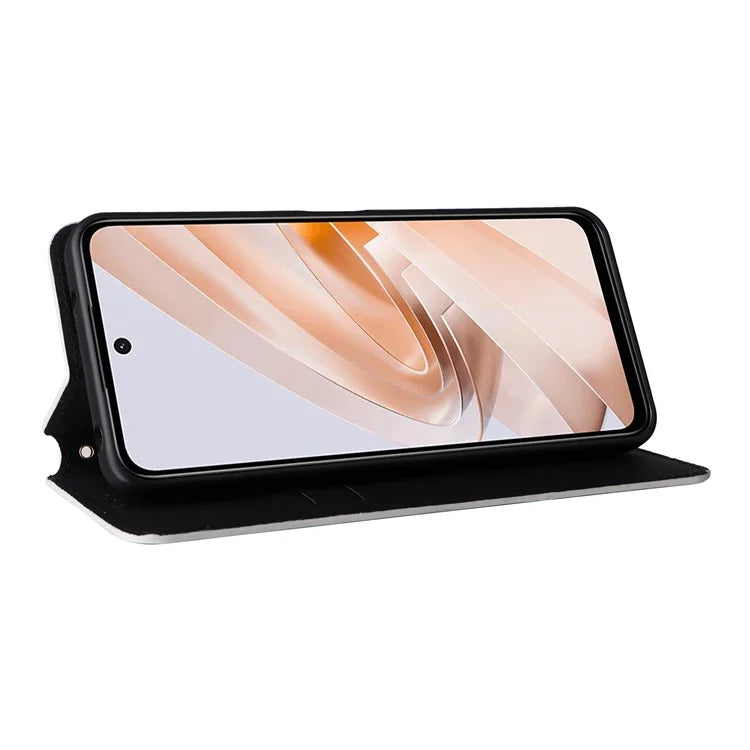 For Xiaomi Redmi 13 4G / Poco M6 4G / Redmi Note 13R 5G Case Magnetic Closure Rhombus Phone Cover