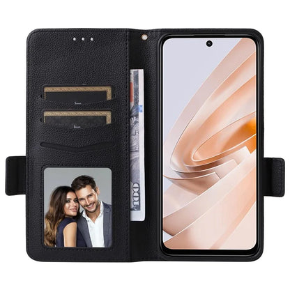 For Xiaomi Redmi 13 4G / Note 13R 5G / Poco M6 4G Case Handbag Litchi Texture Leather Phone Cover