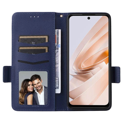 For Xiaomi Redmi 13 4G / Note 13R 5G / Poco M6 4G Case Handbag Litchi Texture Leather Phone Cover