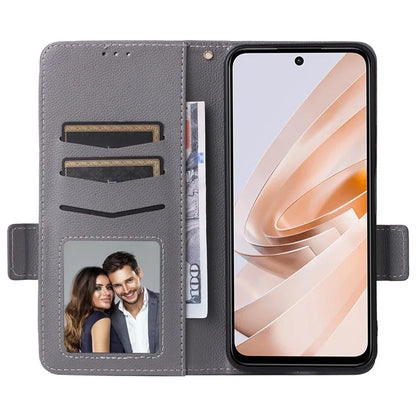 For Xiaomi Redmi 13 4G / Note 13R 5G / Poco M6 4G Case Handbag Litchi Texture Leather Phone Cover