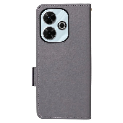 For Xiaomi Redmi 13 4G / Note 13R 5G / Poco M6 4G Case Handbag Litchi Texture Leather Phone Cover