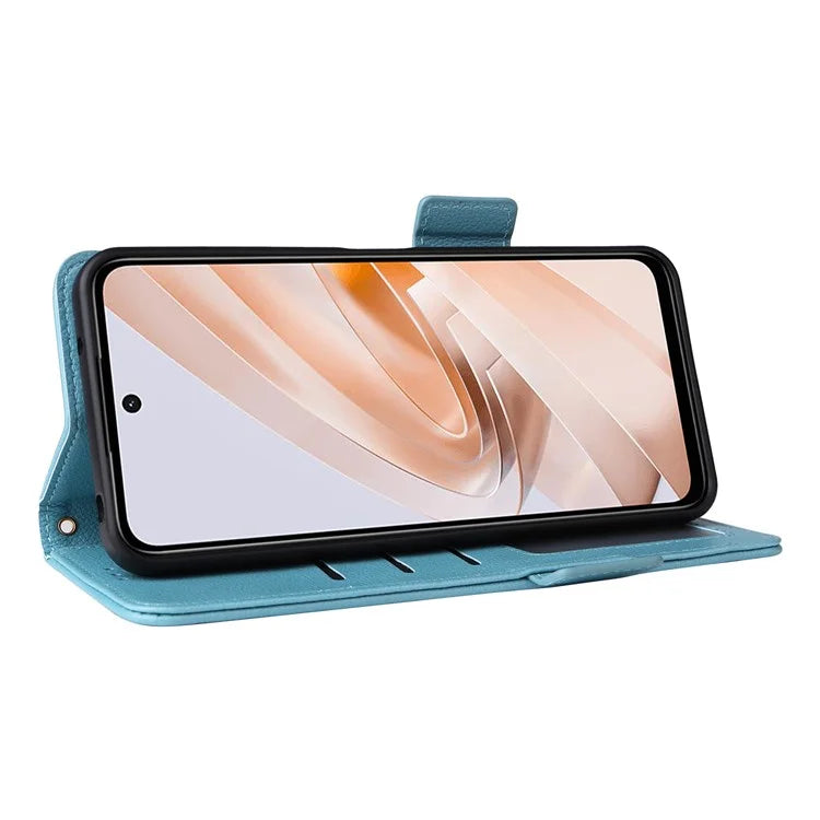 For Xiaomi Redmi 13 4G / Note 13R 5G / Poco M6 4G Case Handbag Litchi Texture Leather Phone Cover