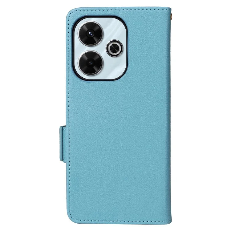 For Xiaomi Redmi 13 4G / Note 13R 5G / Poco M6 4G Case Handbag Litchi Texture Leather Phone Cover