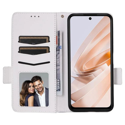 For Xiaomi Redmi 13 4G / Note 13R 5G / Poco M6 4G Case Handbag Litchi Texture Leather Phone Cover