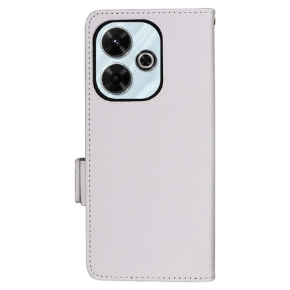 For Xiaomi Redmi 13 4G / Note 13R 5G / Poco M6 4G Case Handbag Litchi Texture Leather Phone Cover
