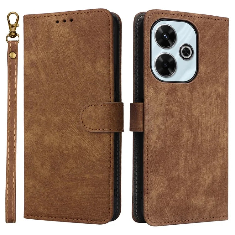 For Xiaomi Redmi 13 4G / Poco M6 4G / Redmi Note 13R 5G Case RFID Blocking Leather Phone Cover