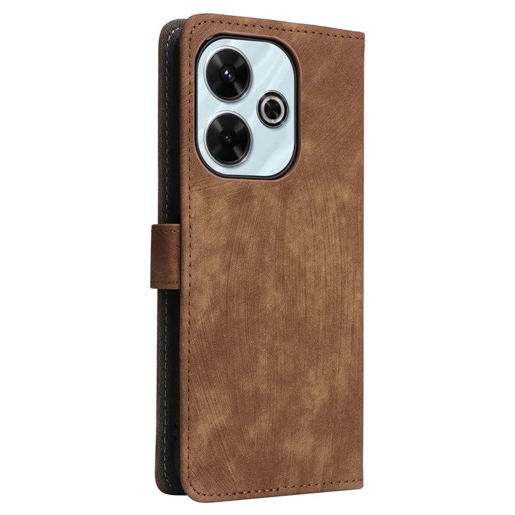 For Xiaomi Redmi 13 4G / Poco M6 4G / Redmi Note 13R 5G Case RFID Blocking Leather Phone Cover