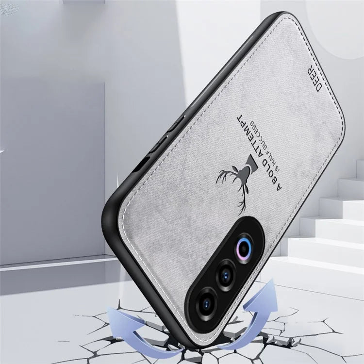 For OnePlus Ace 3V 5G Protective Case Deer Pattern Leather+PC+TPU Phone Cover