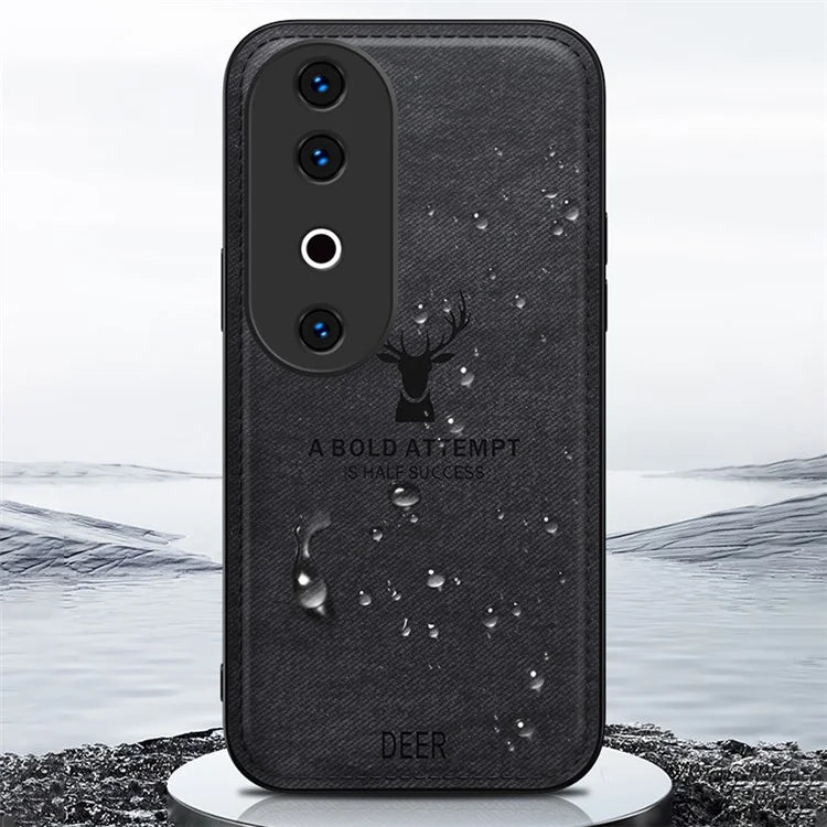 For vivo S19  5G Case  Leather Cloth Texture Phone Back Cover Deer Pattern