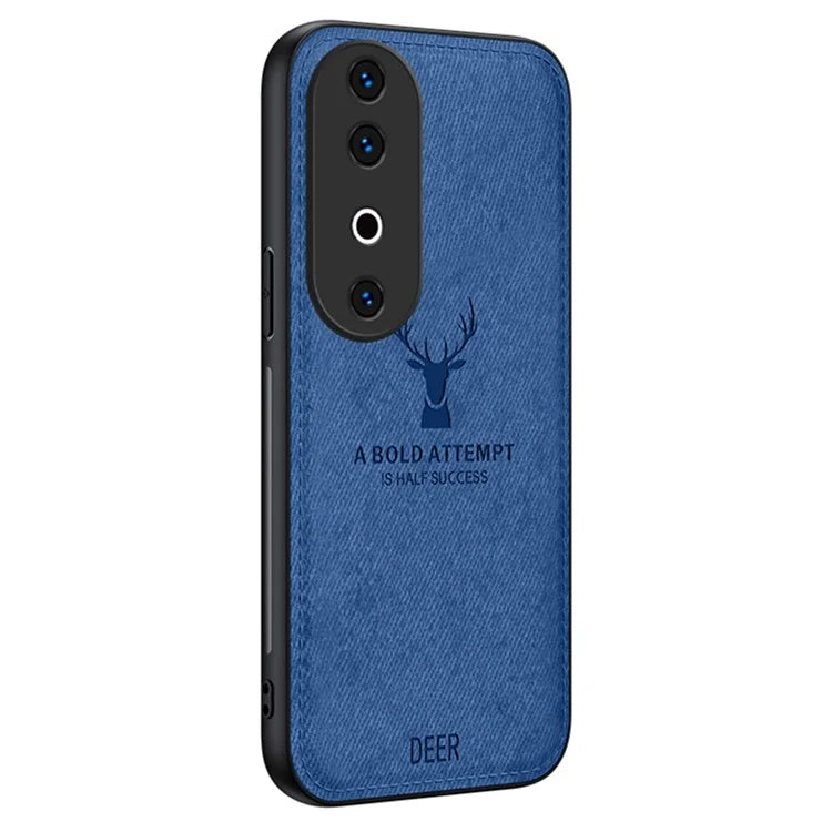 For vivo S19  5G Case  Leather Cloth Texture Phone Back Cover Deer Pattern