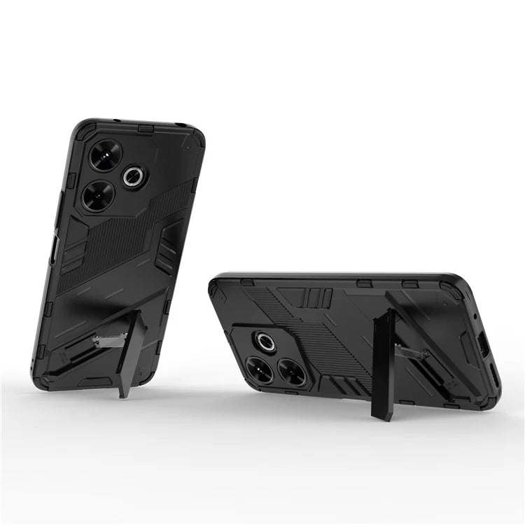 For Xiaomi Redmi 13 4G Case PC+TPU Shockproof Protective Phone Cover with Kickstand