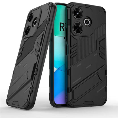 For Xiaomi Redmi 13 4G Case PC+TPU Shockproof Protective Phone Cover with Kickstand
