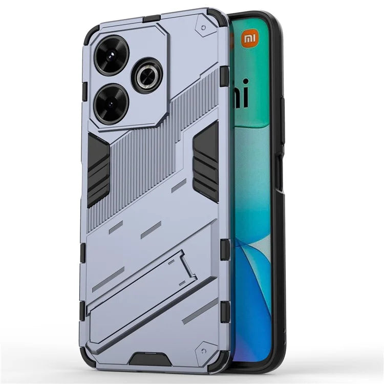 For Xiaomi Redmi 13 4G Case PC+TPU Shockproof Protective Phone Cover with Kickstand