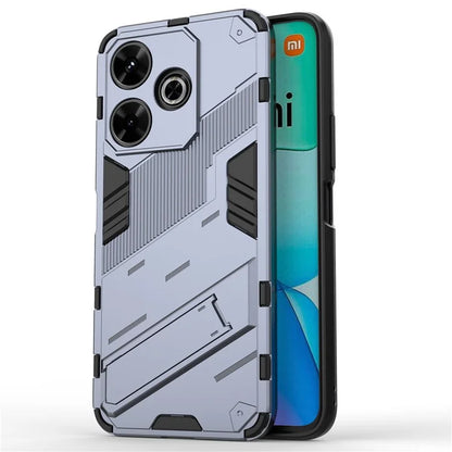 For Xiaomi Redmi 13 4G Case PC+TPU Shockproof Protective Phone Cover with Kickstand