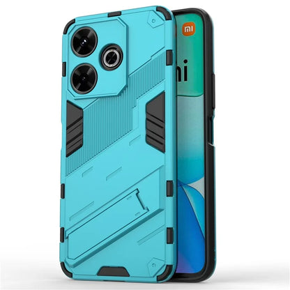For Xiaomi Redmi 13 4G Case PC+TPU Shockproof Protective Phone Cover with Kickstand