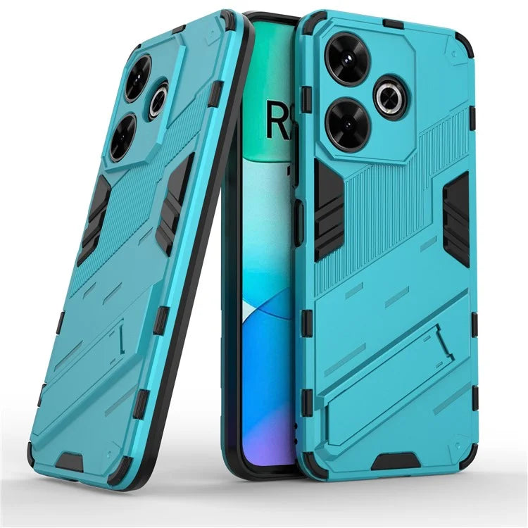 For Xiaomi Redmi 13 4G Case PC+TPU Shockproof Protective Phone Cover with Kickstand