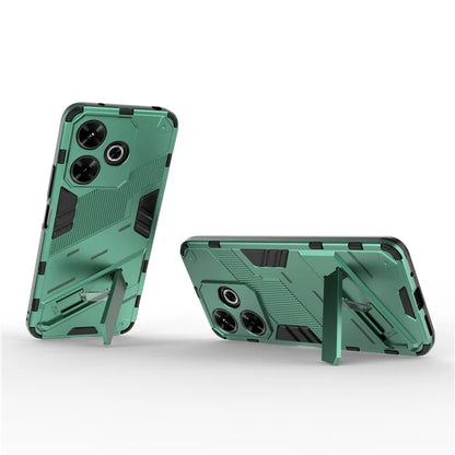 For Xiaomi Redmi 13 4G Case PC+TPU Shockproof Protective Phone Cover with Kickstand
