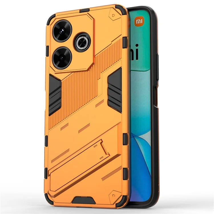 For Xiaomi Redmi 13 4G Case PC+TPU Shockproof Protective Phone Cover with Kickstand