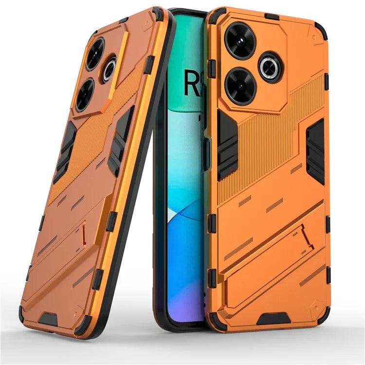 For Xiaomi Redmi 13 4G Case PC+TPU Shockproof Protective Phone Cover with Kickstand