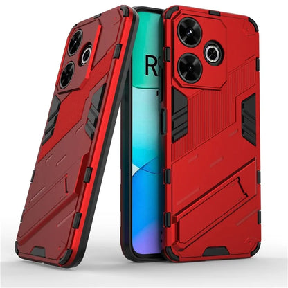 For Xiaomi Redmi 13 4G Case PC+TPU Shockproof Protective Phone Cover with Kickstand