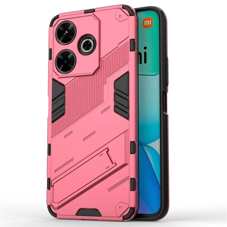 For Xiaomi Redmi 13 4G Case PC+TPU Shockproof Protective Phone Cover with Kickstand