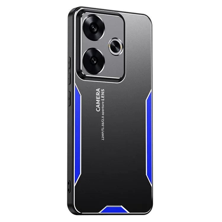 For Xiaomi Redmi Note 13R 5G Case Anti-Drop Aluminium Alloy Hybrid Phone Cover