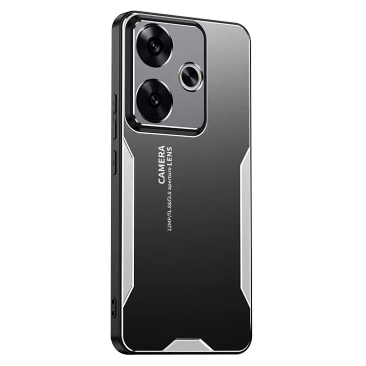 For Xiaomi Redmi Note 13R 5G Case Anti-Drop Aluminium Alloy Hybrid Phone Cover