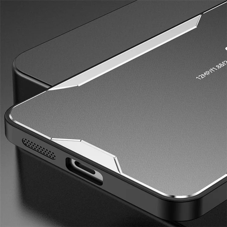 For Xiaomi Redmi Note 13R 5G Case Anti-Drop Aluminium Alloy Hybrid Phone Cover