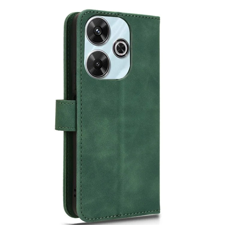 For Xiaomi Redmi 13 4G / Note 13R 5G Case Scratch-Proof PU Leather Flip Phone Cover