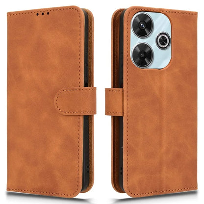 For Xiaomi Redmi 13 4G / Note 13R 5G Case Scratch-Proof PU Leather Flip Phone Cover