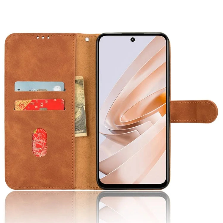 For Xiaomi Redmi 13 4G / Note 13R 5G Case Scratch-Proof PU Leather Flip Phone Cover