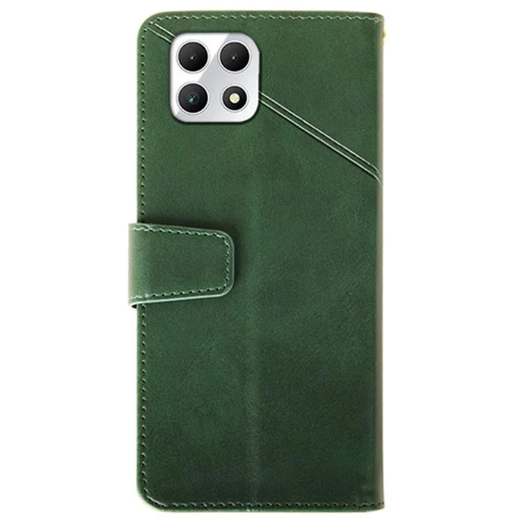 IDEWEI For T-Mobile REVVL 7 / T Phone 2 5G Case Leather Phone Cover Calf Texture Folding Stand