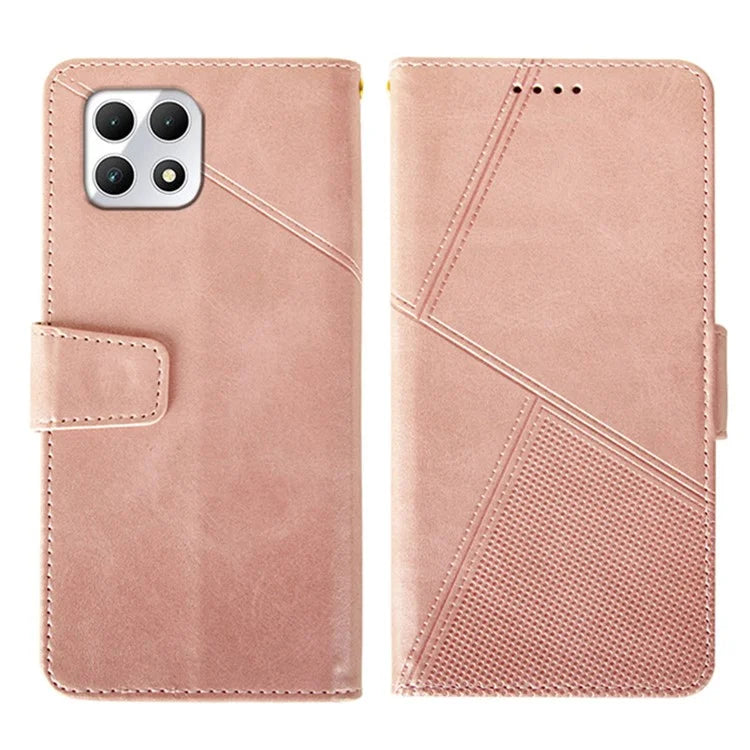 IDEWEI For T-Mobile REVVL 7 / T Phone 2 5G Case Leather Phone Cover Calf Texture Folding Stand