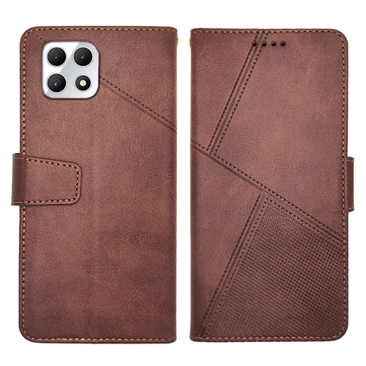 IDEWEI For T-Mobile REVVL 7 / T Phone 2 5G Case Leather Phone Cover Calf Texture Folding Stand