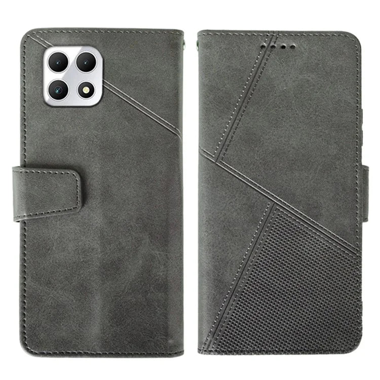 IDEWEI For T-Mobile REVVL 7 / T Phone 2 5G Case Leather Phone Cover Calf Texture Folding Stand