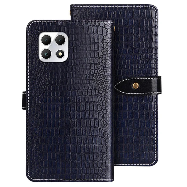 IDEWEI For T-Mobile REVVL 7 / T Phone 2 Case Crocodile Texture Leather Wallet Phone Cover