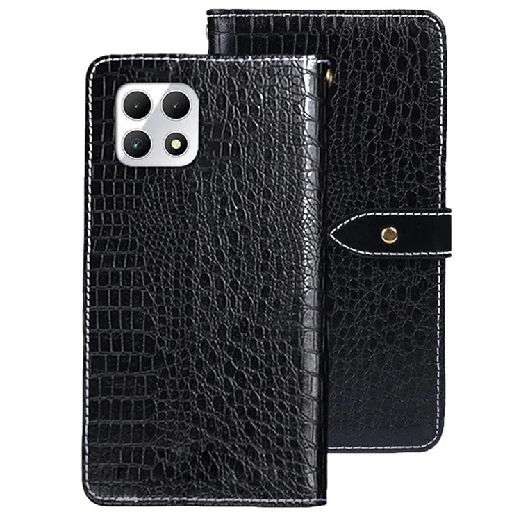 IDEWEI For T-Mobile REVVL 7 / T Phone 2 Case Crocodile Texture Leather Wallet Phone Cover