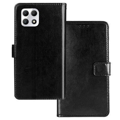 IDEWEI for T-Mobile REVVL 7 / T Phone 2 5G Case Crazy Horse Textrure Leather Phone Cover Card Slots