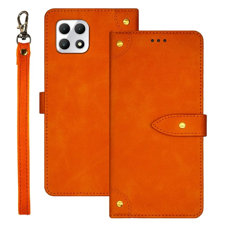 IDEWEI For T-Mobile REVVL 7 / T Phone 2 5G Case Card Slots Leather Phone Cover