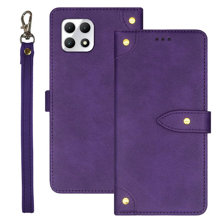 IDEWEI For T-Mobile REVVL 7 / T Phone 2 5G Case Card Slots Leather Phone Cover